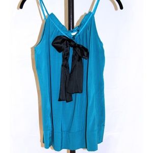 Diane von Furstenberg Silk Camisole Bow Top
